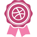 dribbble, dribble, social, social media svg vector icon