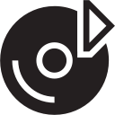 cd, dvd, media, movie, music, player svg vector icon
