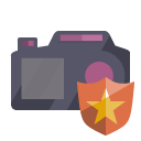 camera,shield icon