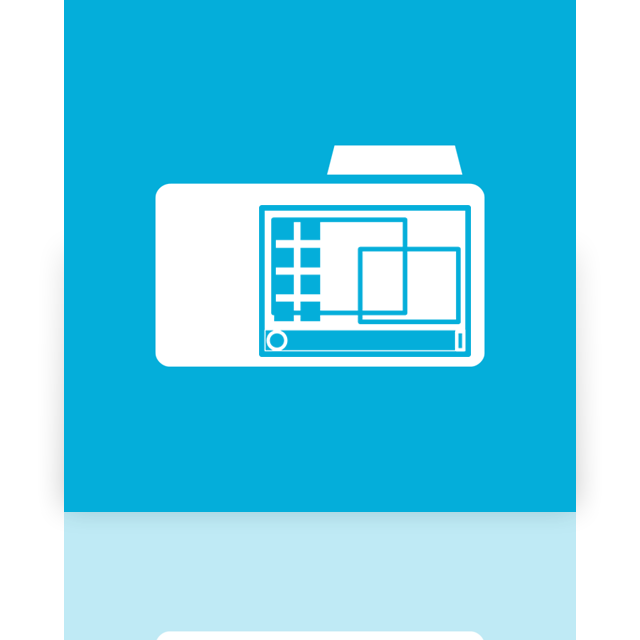 desktop,folder,mirror icon