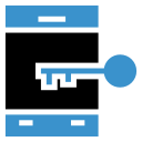 lock, mobile, security, smartphone svg vector icon