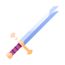 battle, fantasy, medieval, steel, sword, war, weapon svg vector icon