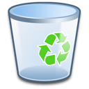 bin, empty, recycle icon