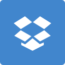dropbox, media, social, square svg vector icon