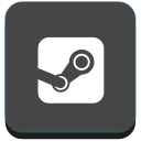 game, gaming, play, square, steam, valve svg vector icon