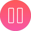 control, pause, player svg vector icon