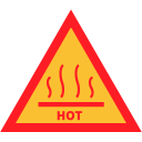 attention, hot, sign, warning svg vector icon