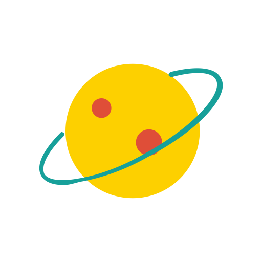 Cosmic Planet svg vector icon