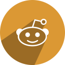 edit, monkey, red, reddit svg vector icon