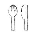 folk, kitchen, spoon, table, tools svg vector icon