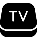 apple, box, tv svg vector icon