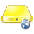 server,web,yellow icon