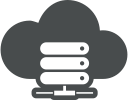 cloud, cloud computing, disk, hard, hdd, network svg vector icon