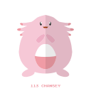 chansey, kanto, normal, pokemon svg vector icon