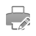 printer,pencil icon