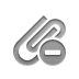 clip,delete icon