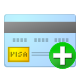 add, add credit card, card, credit icon