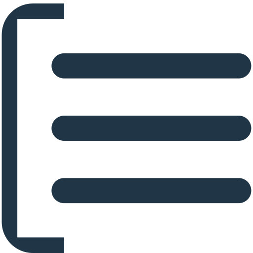 Channel List svg vector icon