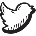 bird, logo, sign, social network, twitter svg vector icon