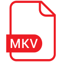 document, file, format, mkv svg vector icon