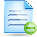 notepad,minus icon