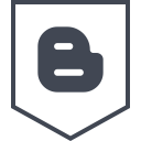 blogger, logo, media, social svg vector icon