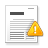 paper,warning icon