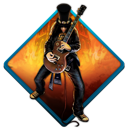 guitar, guitar hero, music, rock, slash icon