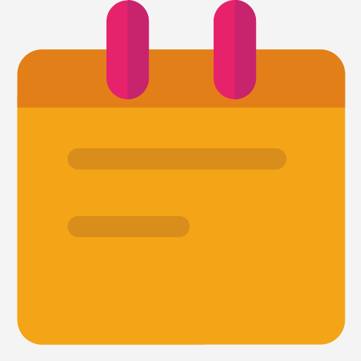 Notepad svg vector icon