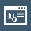 analytics, chart pie, charts, graphs, monitoring, report sales, window svg vector icon
