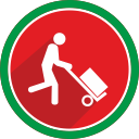 fire, transport, transportation, trolley svg vector icon