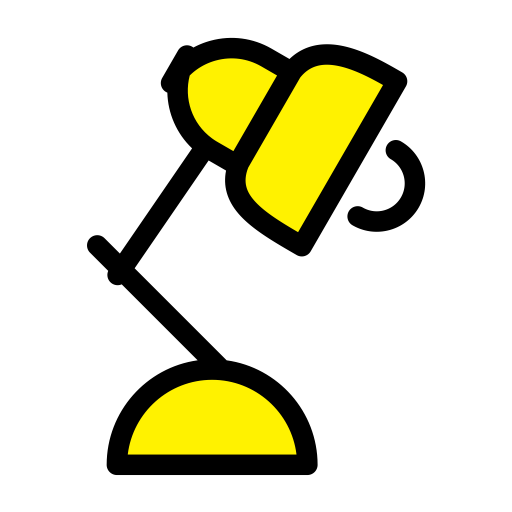 Lamp svg vector icon