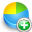 add, piechart icon