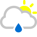 raindrop, sun svg vector icon
