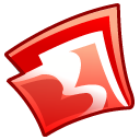 folder,red icon