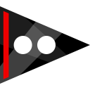 flickr, media, online, social svg vector icon
