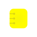 contact list, list, log, notebook svg vector icon