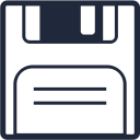 disc, disk, download, floppy, hard, save, storage svg vector icon