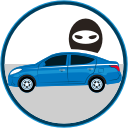 auto insurance, car insurance, seguro de autos, stolen car, stolen vehicles svg vector icon