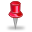 pin, red icon