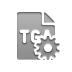 file,format,tga,gear icon