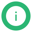 green, info, information svg vector icon