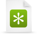 document, file, green, paper icon