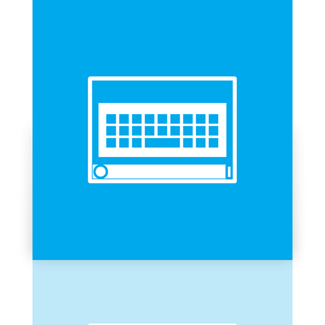 on screen,screen,keyboard,mirror icon
