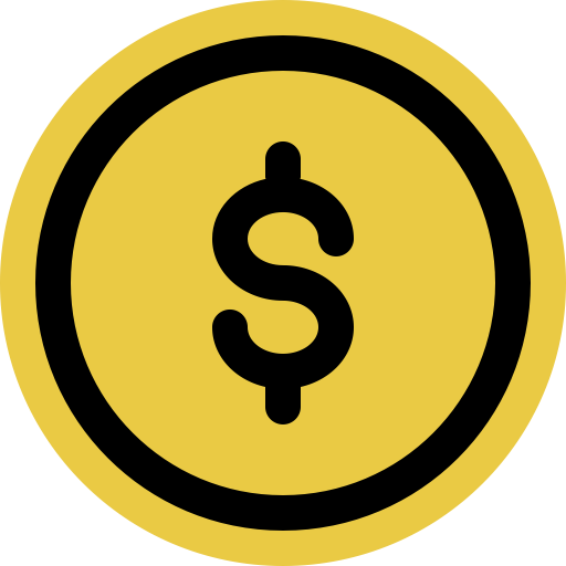 One Dollar svg vector icon