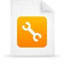 file,document,paper,orange icon