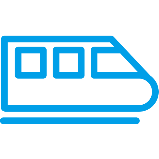 Train svg vector icon