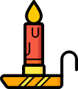 candle, christmas, xmas svg vector icon