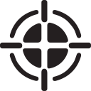 gun, hunting, shooting, target, weapon svg vector icon
