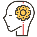 ai, artificial intelligence, automaton, brain, electronics, robotics, technology svg vector icon